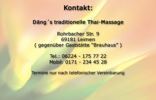 Thai Massage Leimen